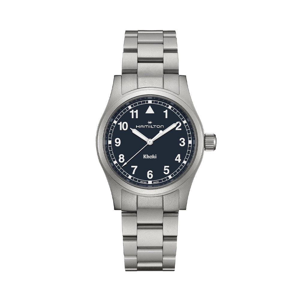 Hamilton Khaki Field Quartz 38mm - Blue on Bracelet